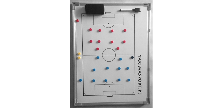 Tablica taktyczna do piłki nożnej 90 x 60