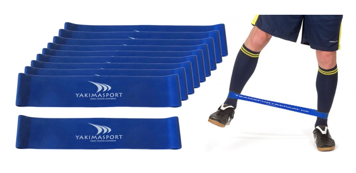 Guma fitness - zestaw niebieski